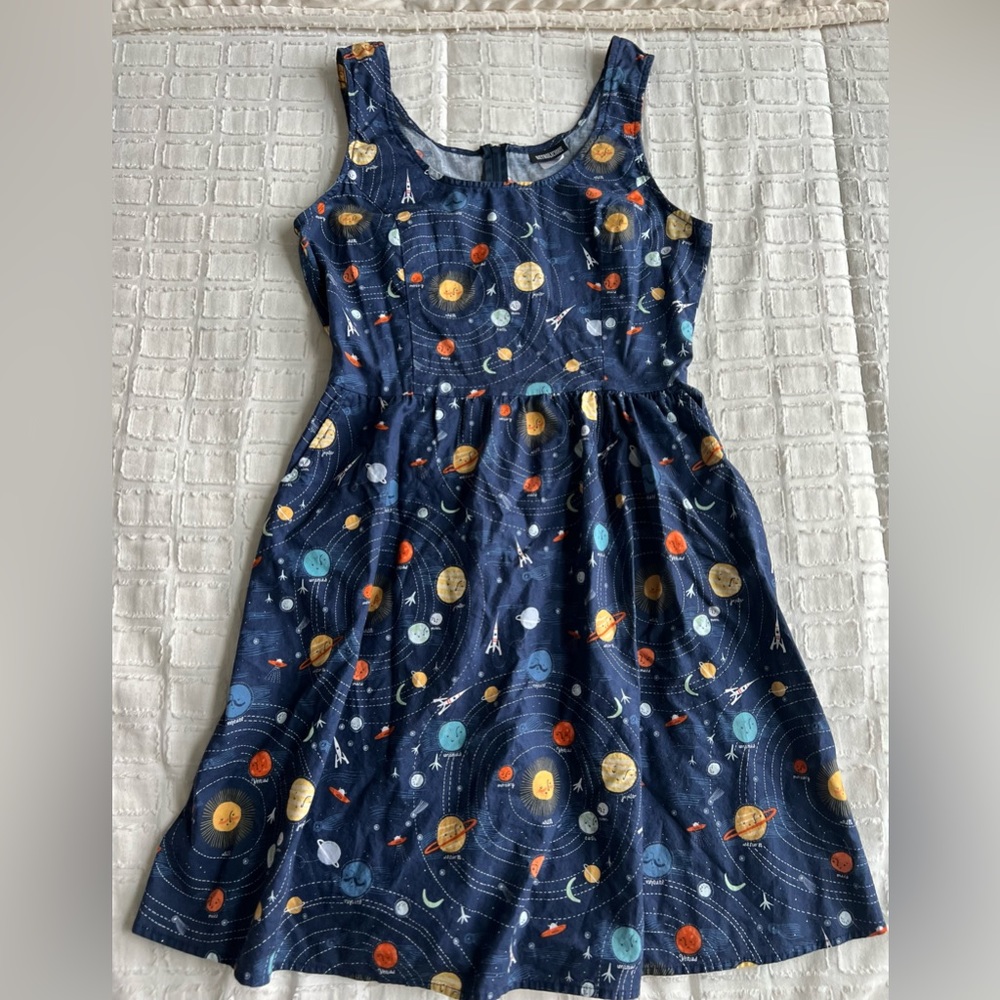 Retrolicious Vintage Inspired Universe Themed Dress